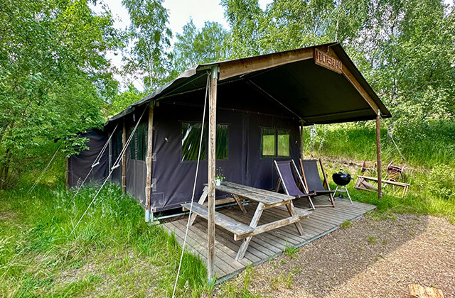 Luxus-Glamping-Zelte - Dengler Hof im Fichtelgebirge in Bayern